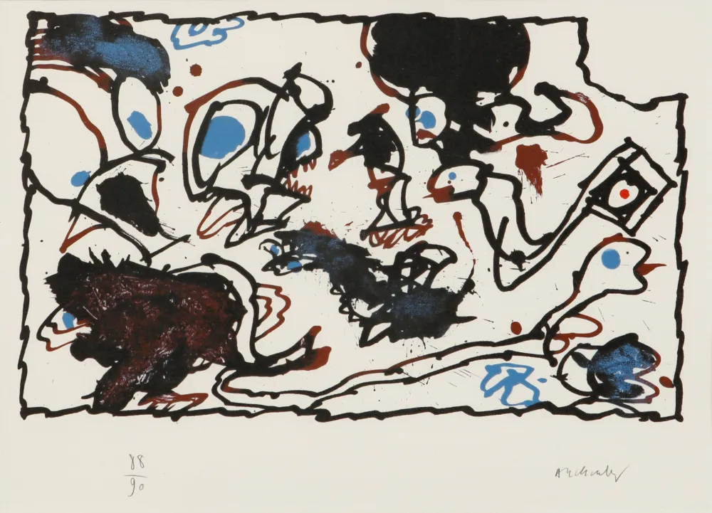 Lithografie Alechinsky - Vivier