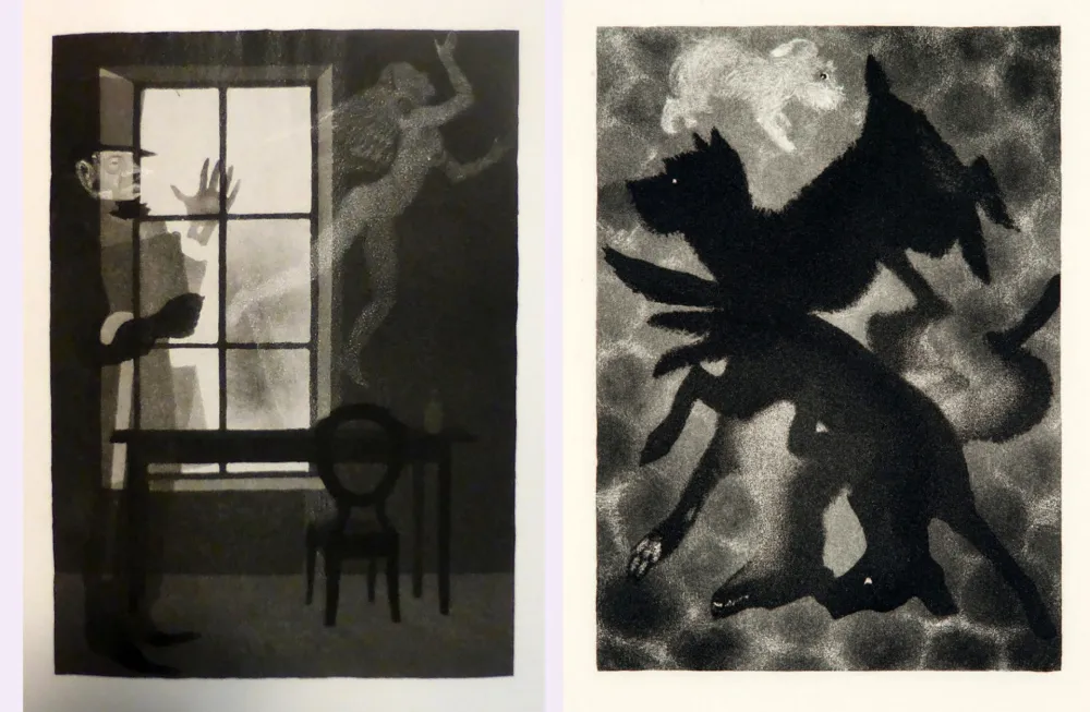 Geïllustreerd Boek Alexeïeff - C. Baudelaire. PETITS POÈMES EN PROSE. 30 eaux-fortes de M. Alexeieff. (1934)