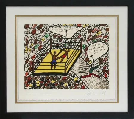 Zeefdruk Ali - Sting Like a Bee