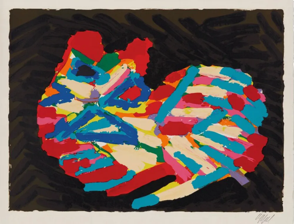 Lithografie Appel - House Cat