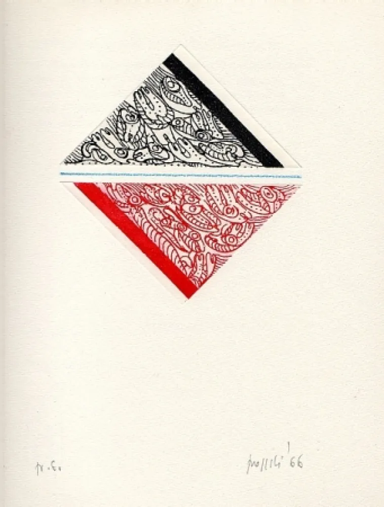 Geïllustreerd Boek Aricò - Controcanto con la neve e un viaggio