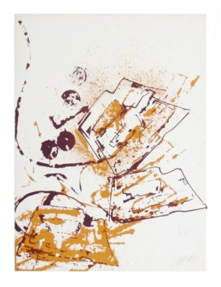 Lithografie Arman - Fer à repasser