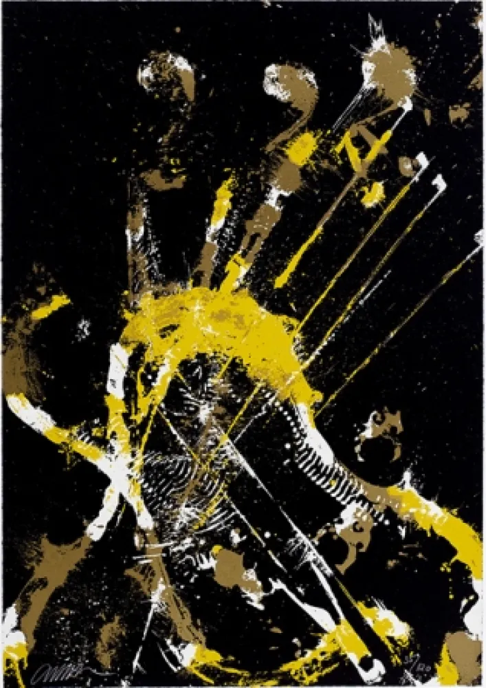 Zeefdruk Arman - Melody for Strings 2