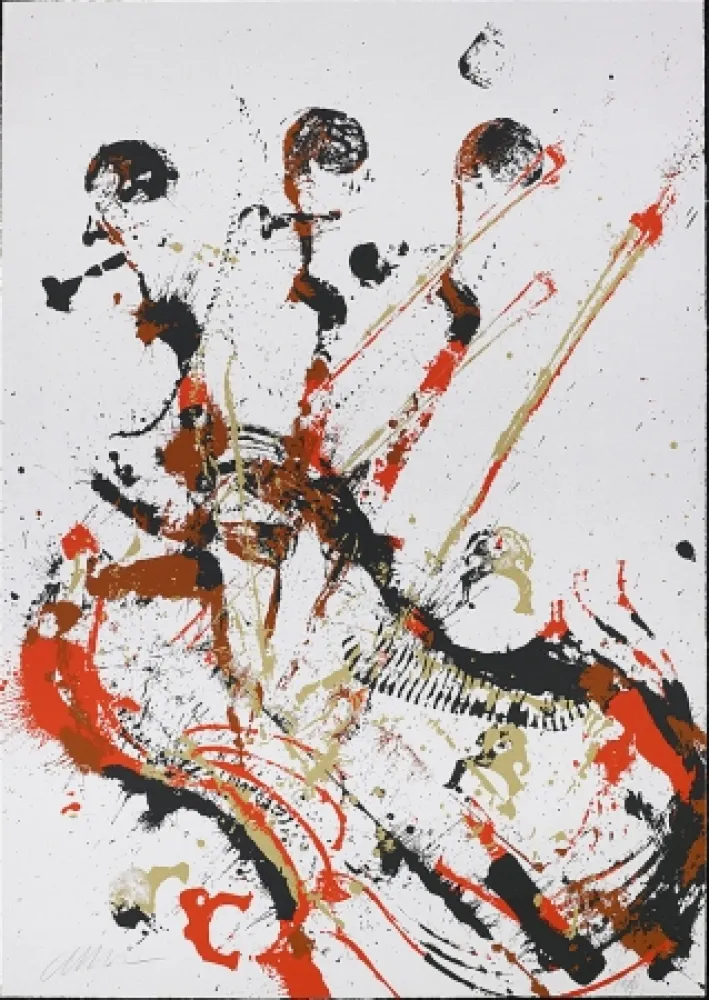 Zeefdruk Arman - Melody for Strings II