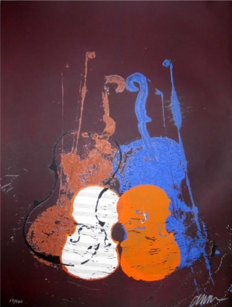 Zeefdruk Arman - Untitled (Mélodie)