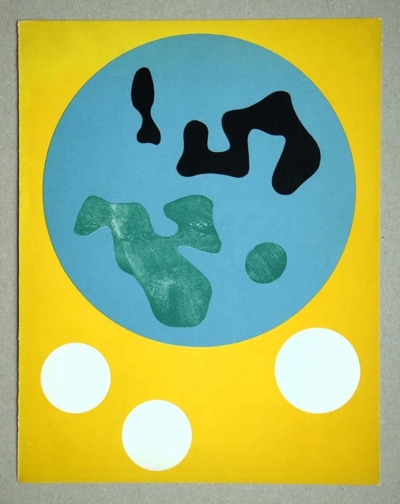 Lithografie Arp - Constellation