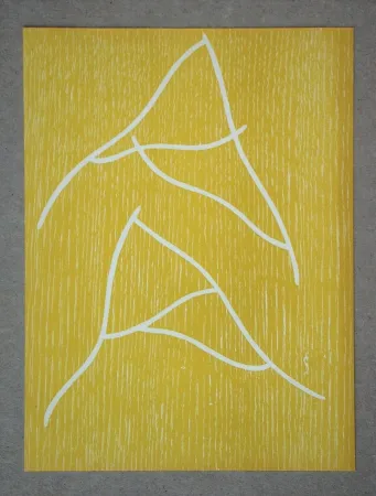 Houtsnede Arp - On my way