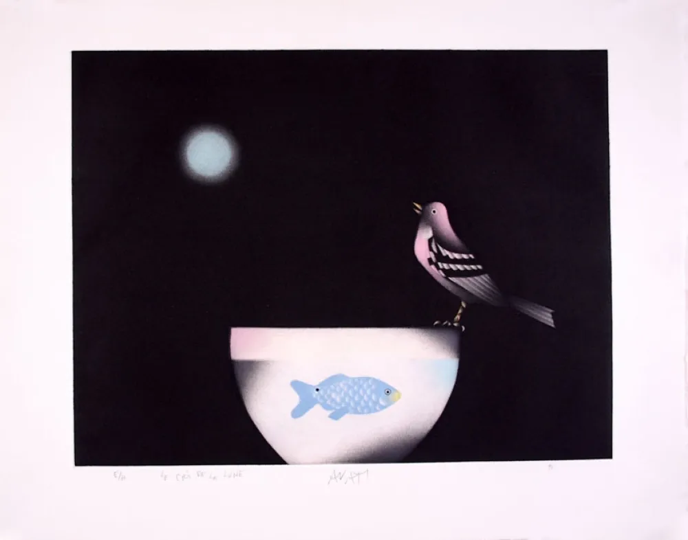 Mezzotint Avati - Le cri de la lune