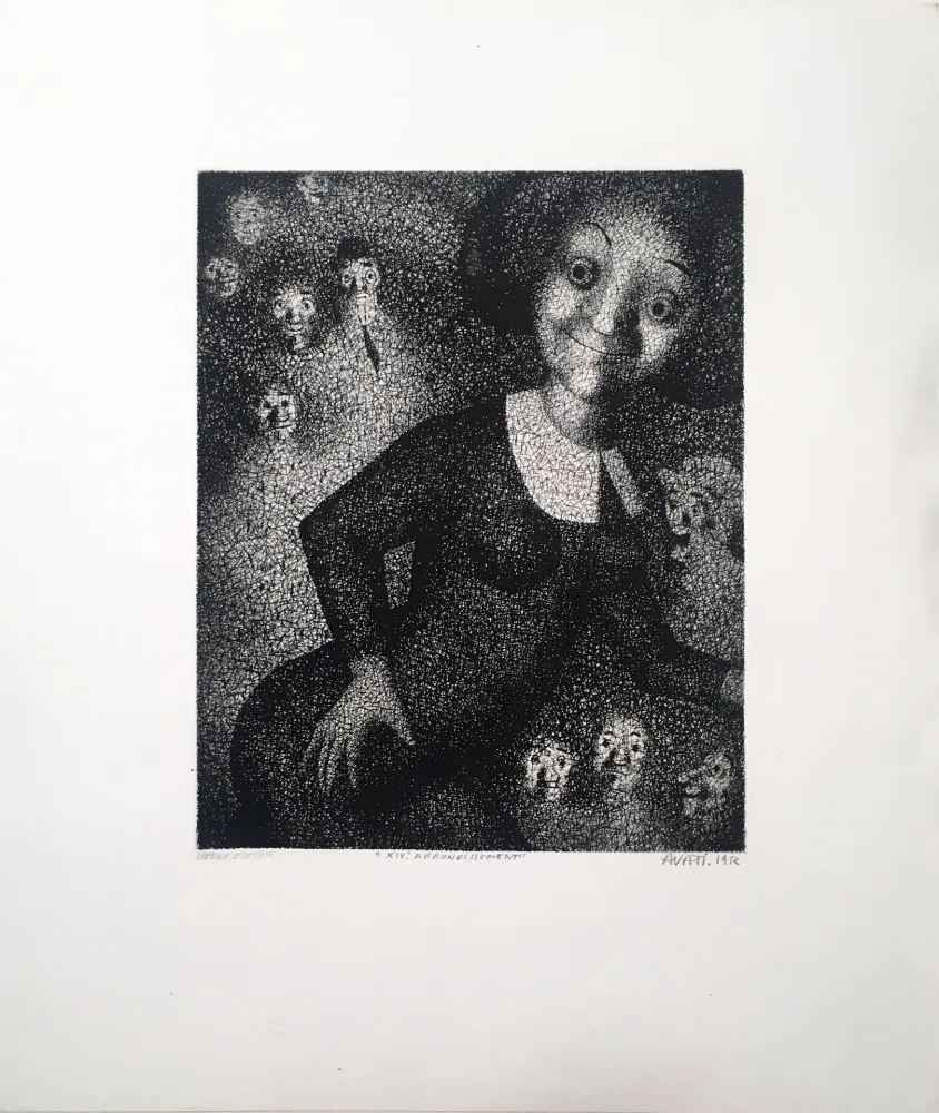 Aquatint Avati - XIVe arrondissement (1952)