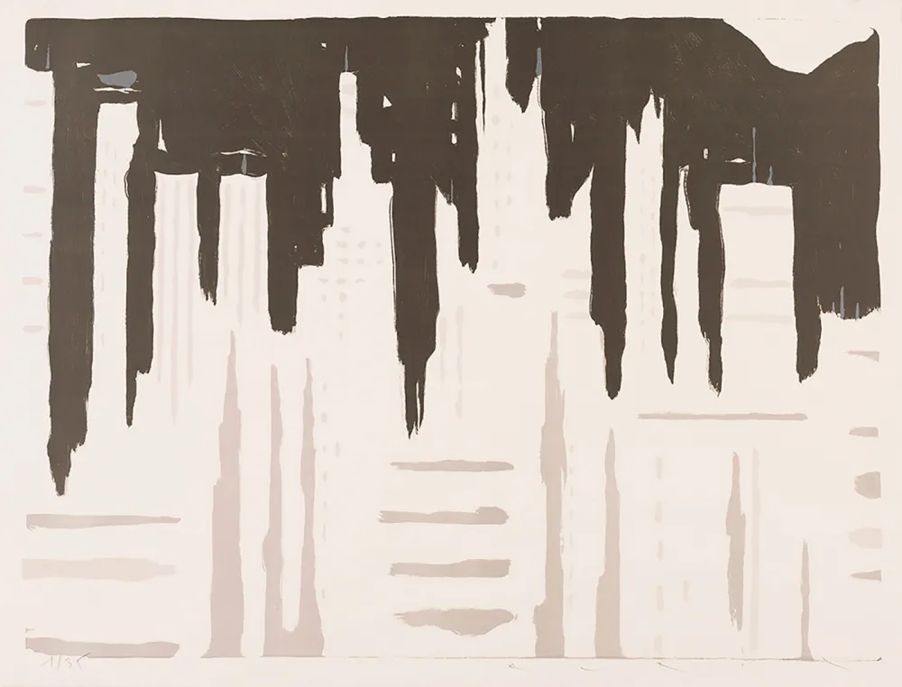 Lithografie Avril - HK - Skyline