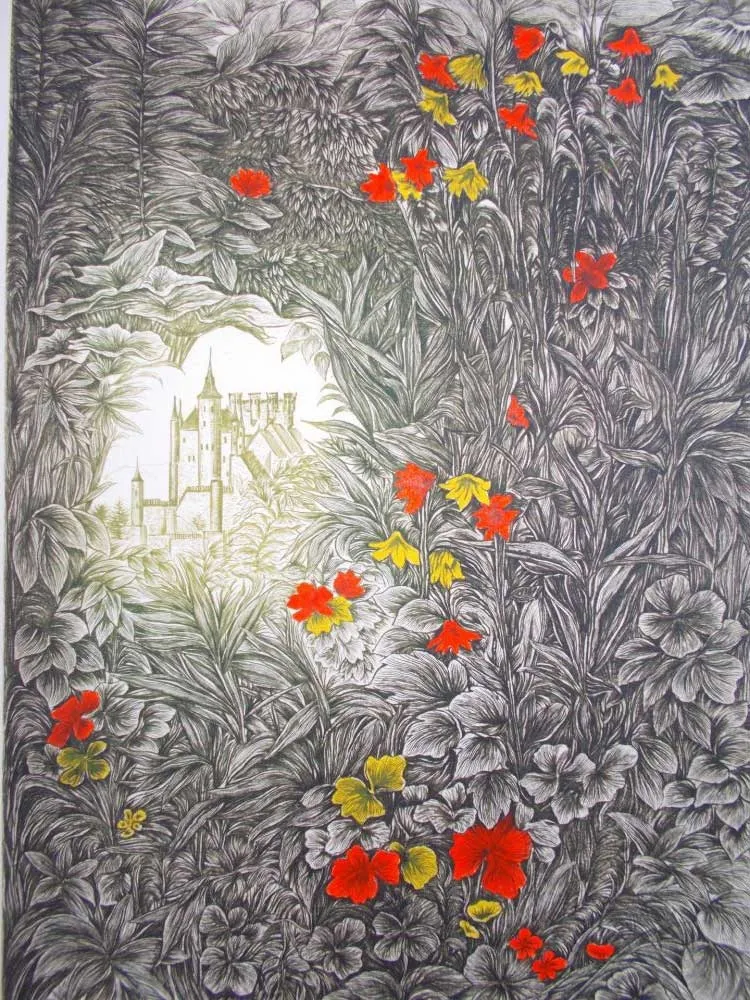 Lithografie Ayuso - El Alcazar