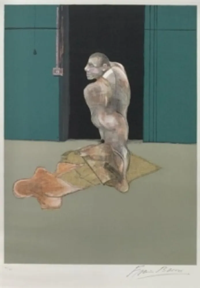 Lithografie Bacon - Portrait of John Edwards 