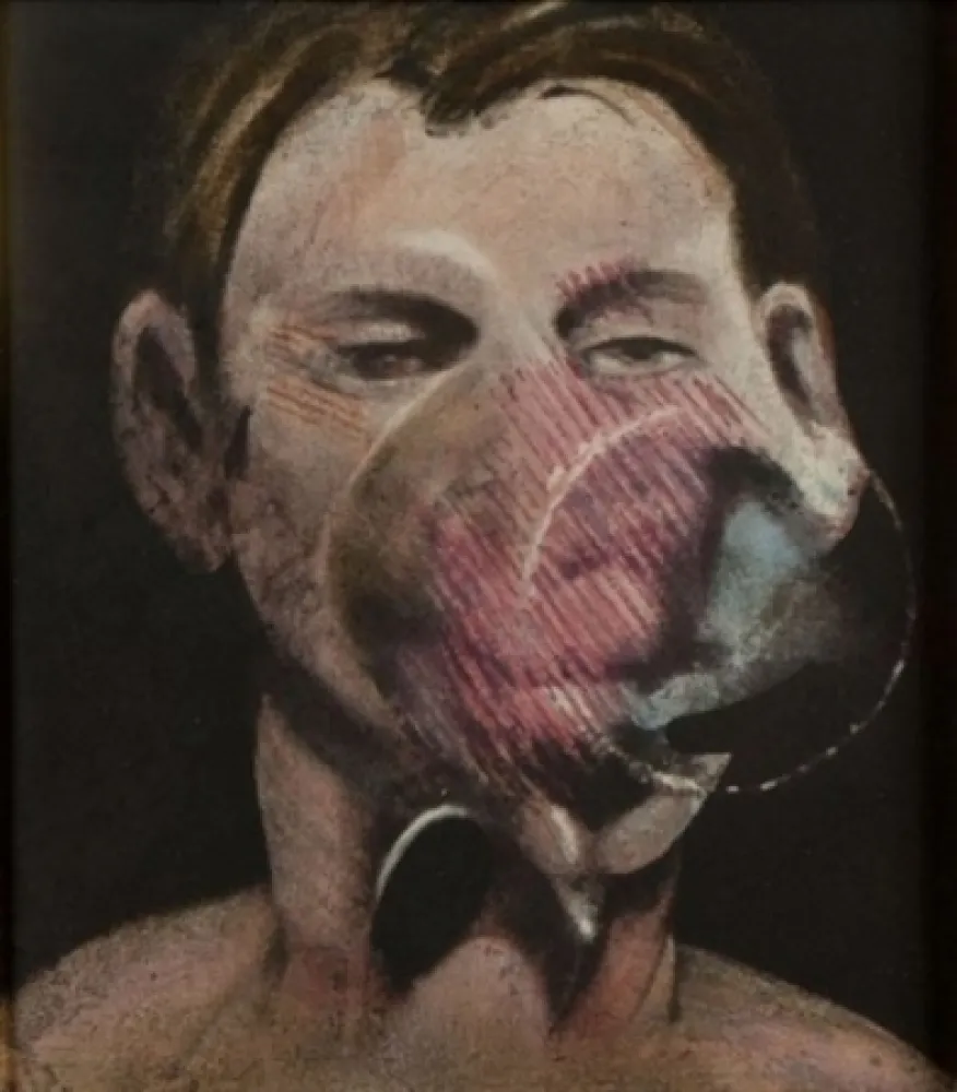 Ets En Aquatint Bacon - Portrait of Peter Beard I 
