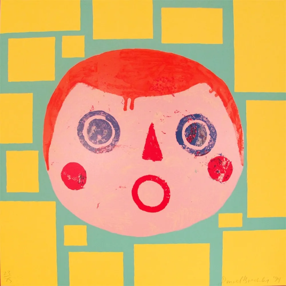 Zeefdruk Baechler - Coney Island I 