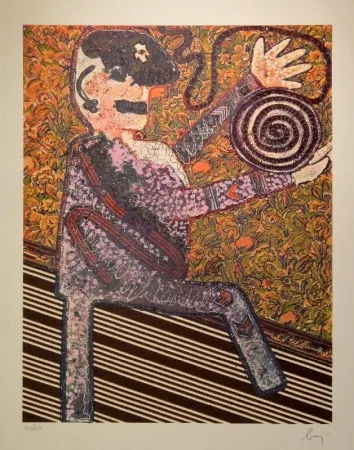 Ets En Aquatint Baj - Aristocrate à la Gidouille