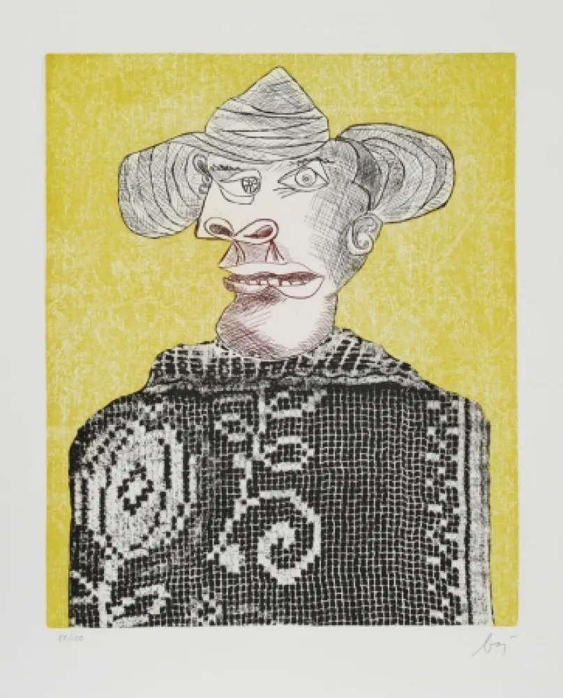 Ets En Aquatint Baj - Baj Chez Picasso 3