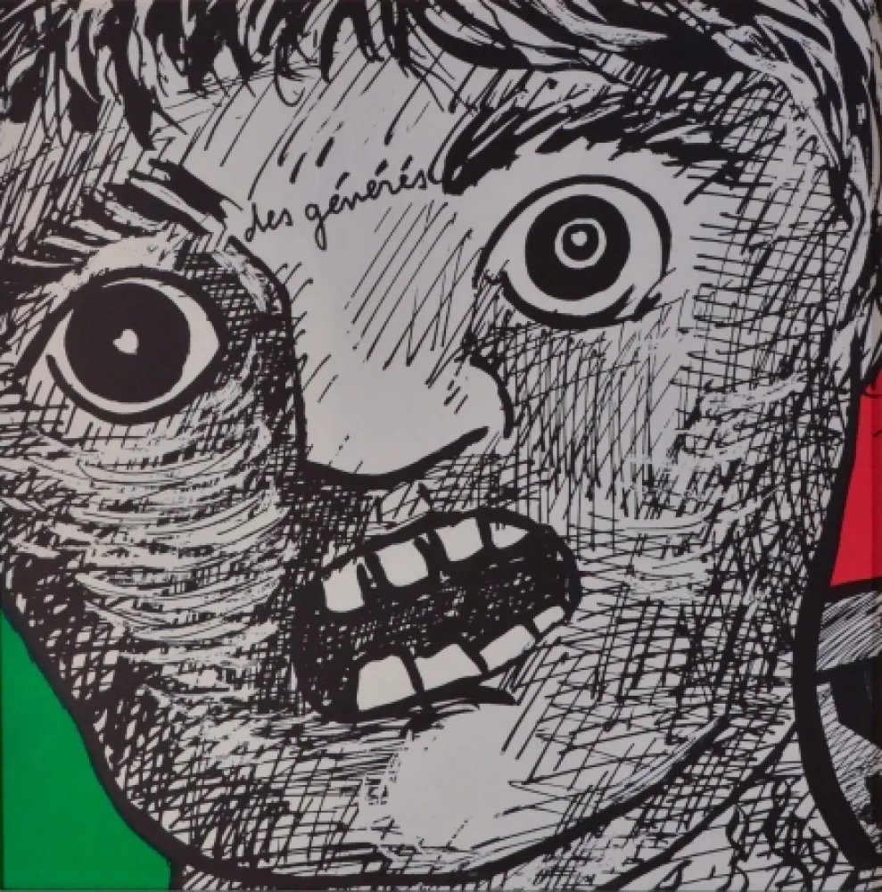 Lithografie Baj - Des Générs