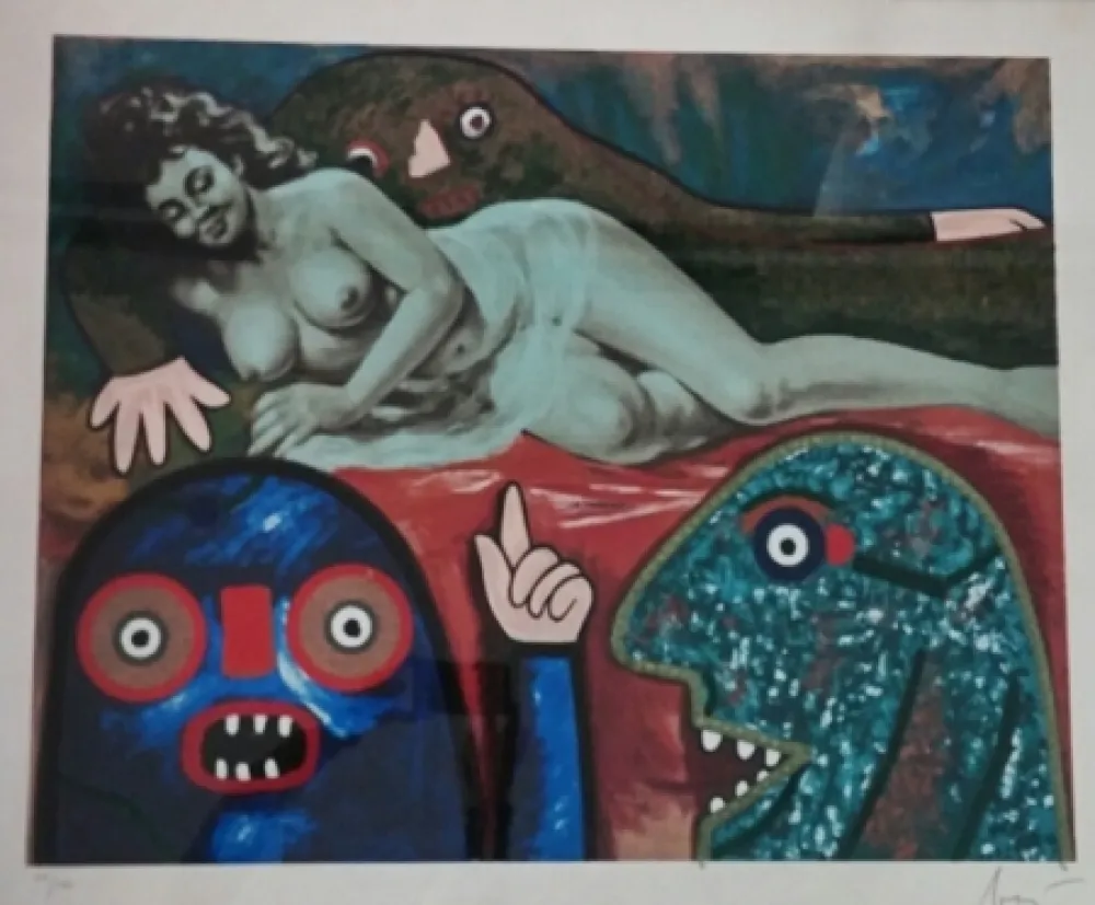 Zeefdruk Baj - Elena Pavlovna ritrovata dallo sceriffo Hasan Pacha