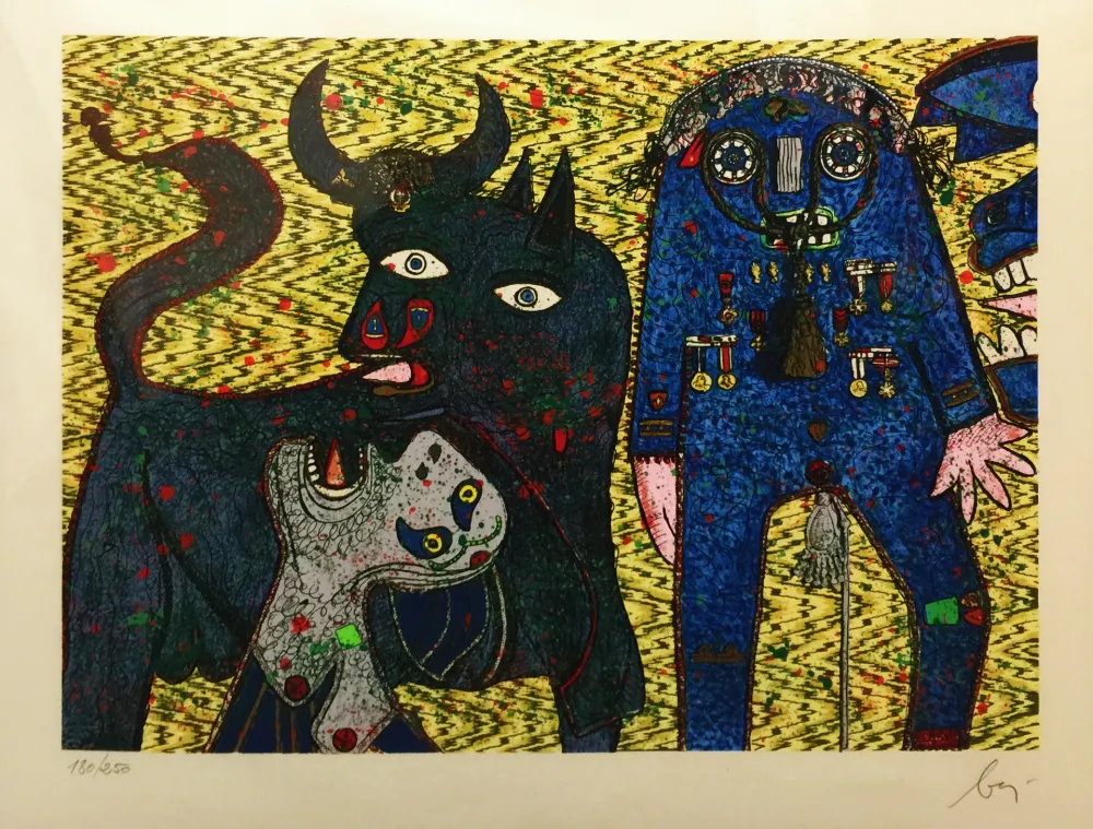 Zeefdruk Baj - GUERNICA