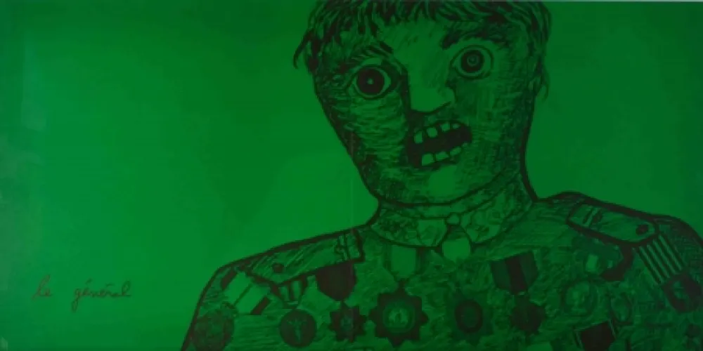 Lithografie Baj - Le général