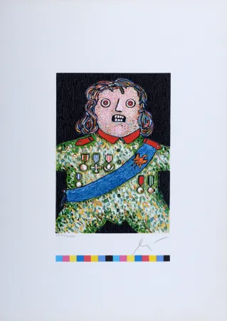 Lithografie Baj - Le Petit Général, 1982 - Hand-signed