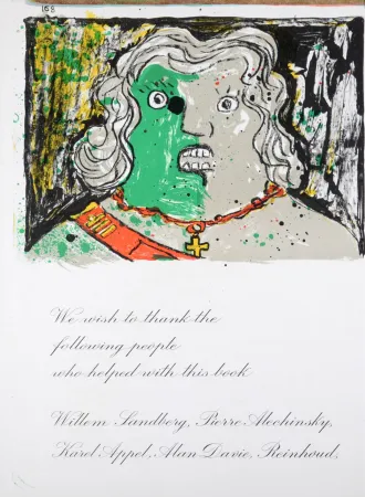 Lithografie Baj - Portrait, 1964