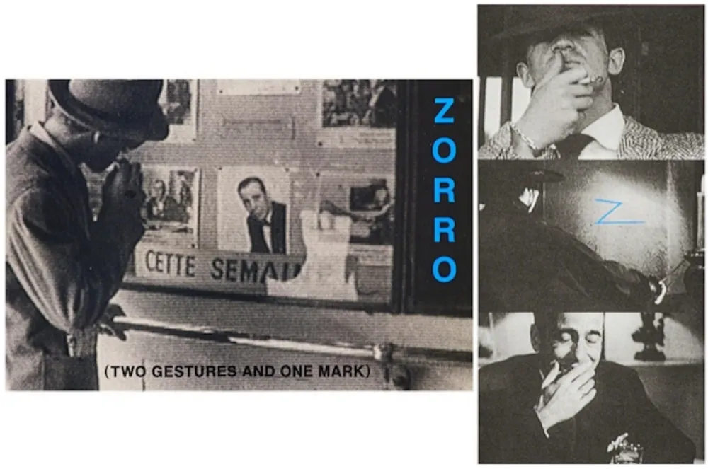Lithografie Baldessari - Zorro (Two Gestures and One Mark)