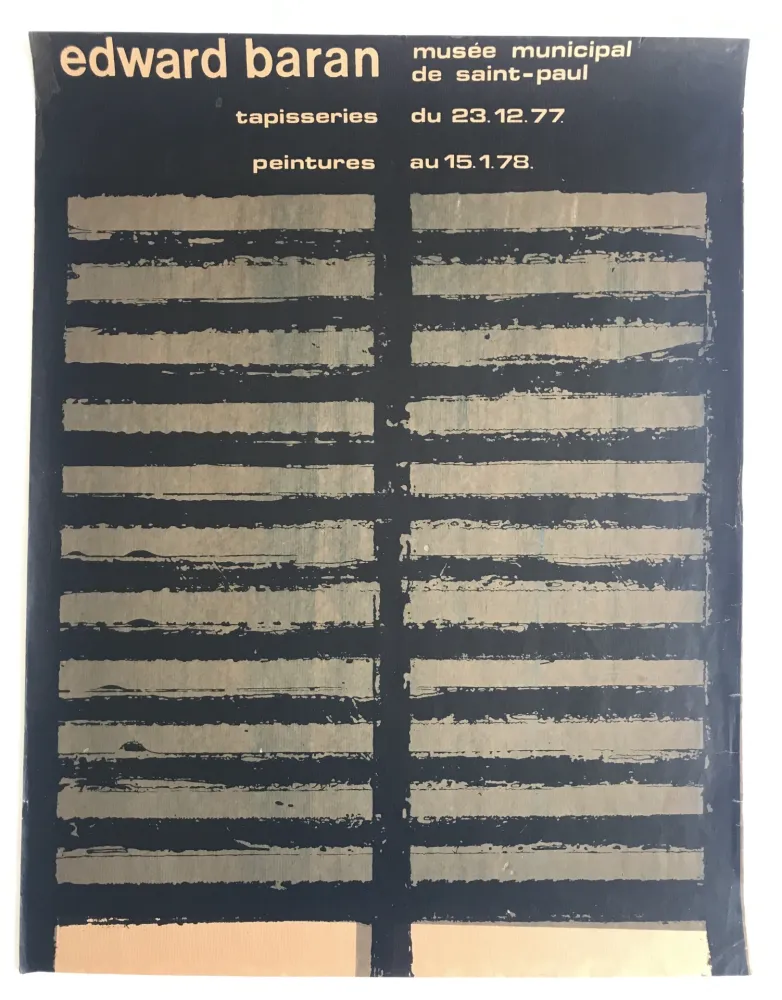 Zeefdruk Baran - Musée municipal / Saint-Paul-de-Vence