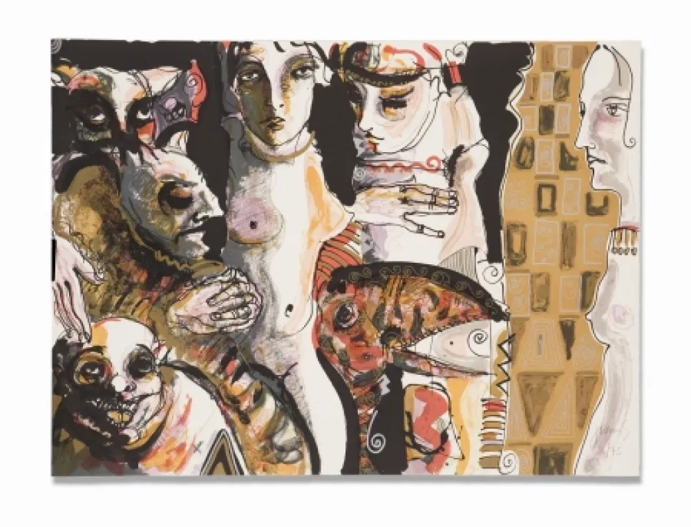 Lithografie Barbera - Conspiracion