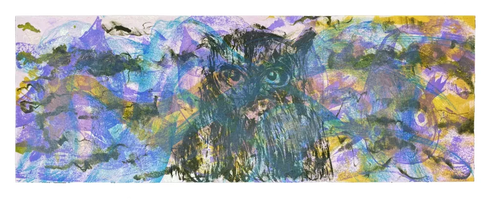 Lithografie Barcelo - Le Hibou