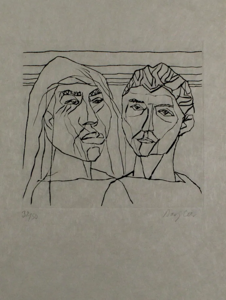 Gravure Bargheer - Der Gast