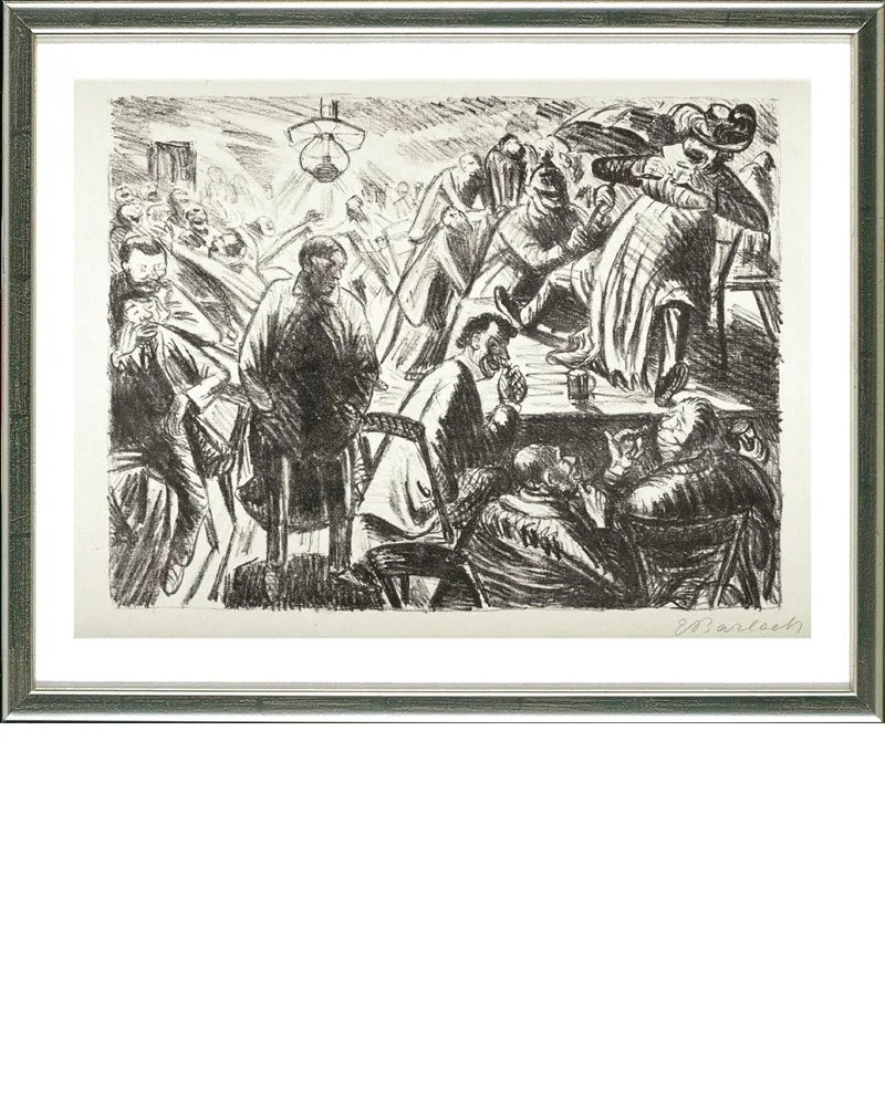 Lithografie Barlach - Frau Venus, 1919