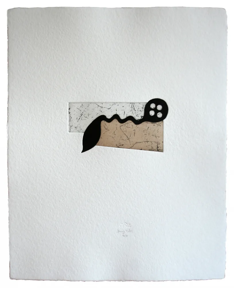Ets En Aquatint Baroja-Collet - Botón