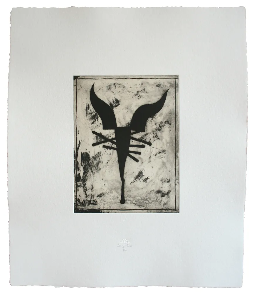 Ets En Aquatint Baroja-Collet - Homenaje a Marino Plaza