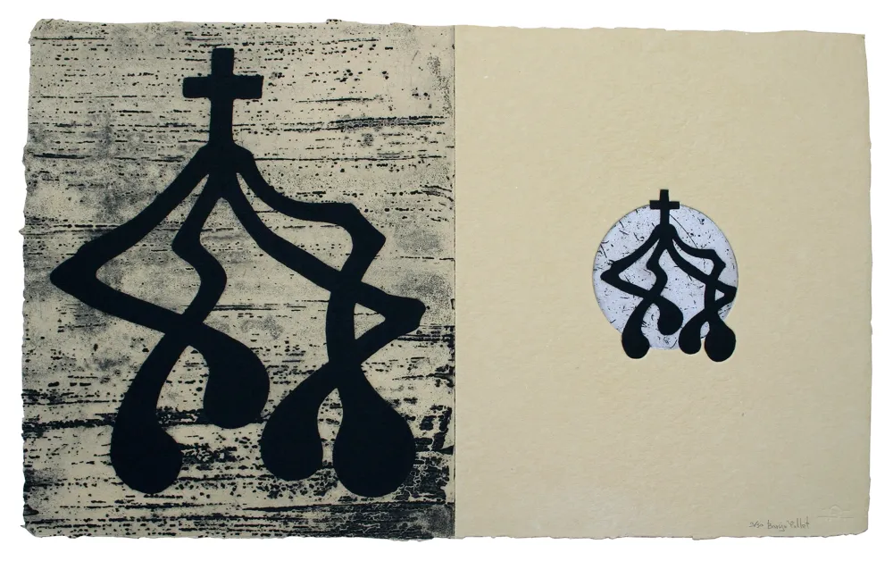 Ets En Aquatint Baroja-Collet - Pareja II