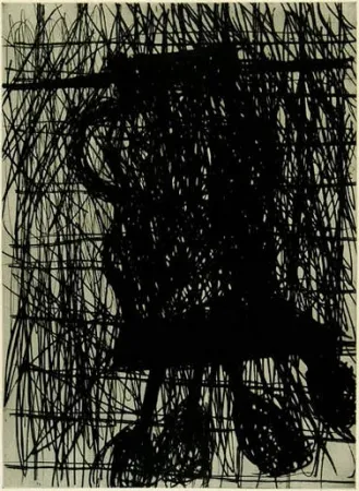 Droge Naald Baselitz - Die Vase (The Vase)