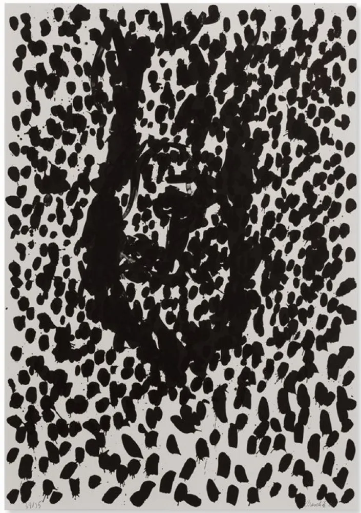 Lithografie Baselitz - Kopf (Head) - no. 21 (from Suite 45)