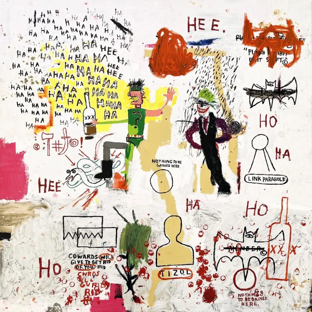 Zeefdruk Basquiat - Riddle Me This