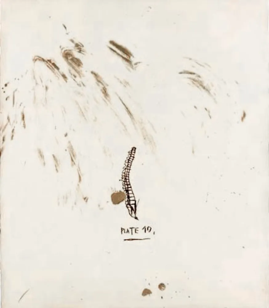 Zeefdruk Basquiat - Untitled 2 (From Leonardo)