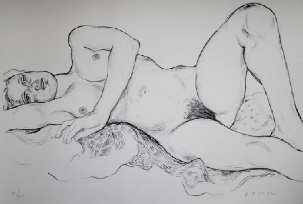 Lithografie Bastow - Nu  Féminin / Female Nude - 5