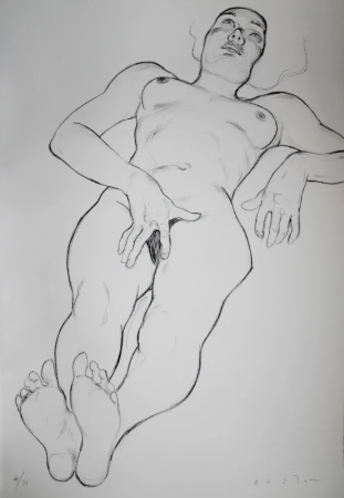 Lithografie Bastow - Nu  Féminin / Female Nude - 6