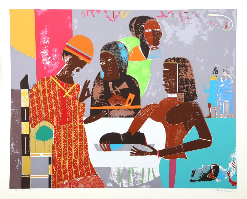 Zeefdruk Bearden - Salome