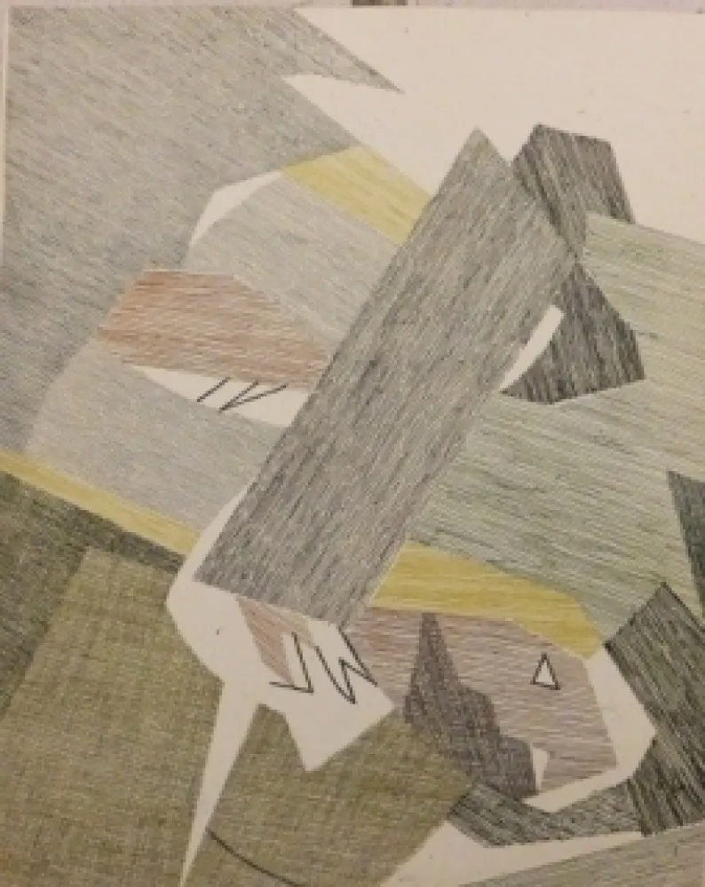 Ets Beaudin - Eau- forte pour le texte Les Paysans