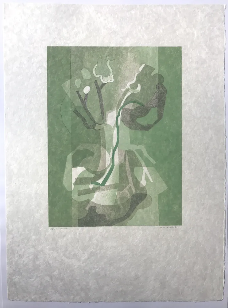 Lithografie Beaudin - Fleurs I