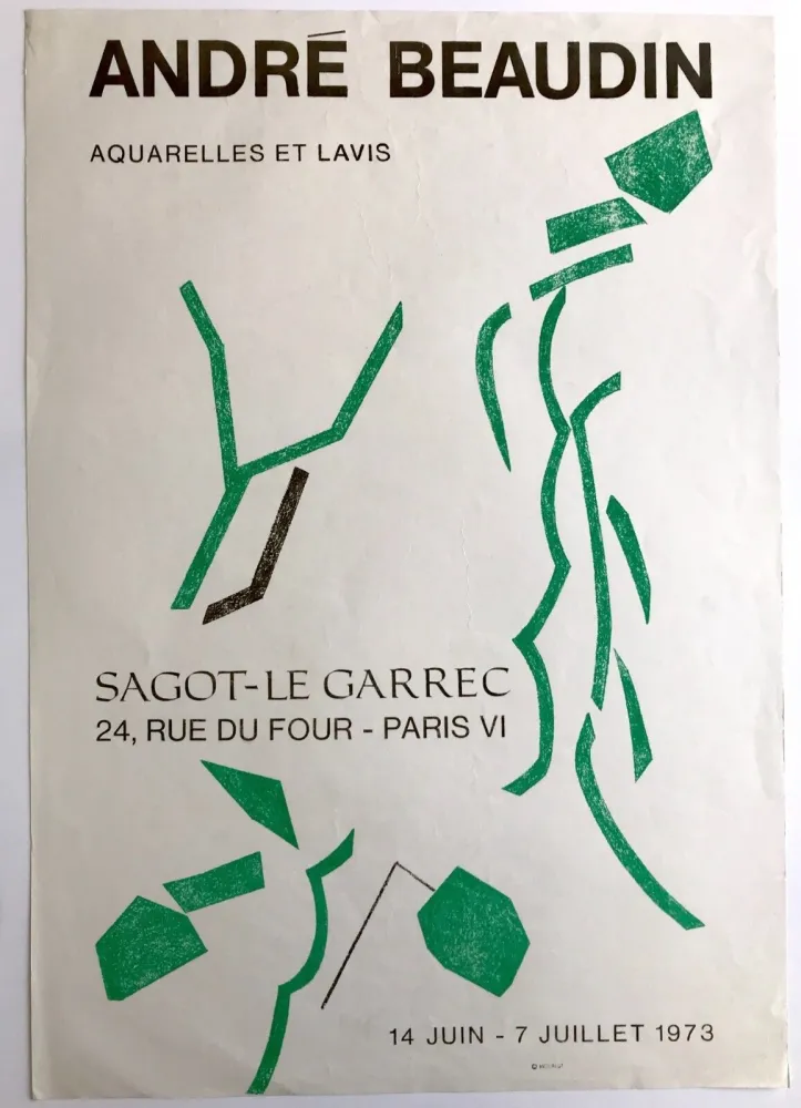 Lithografie Beaudin - Galerie Sagot-Le Garrec