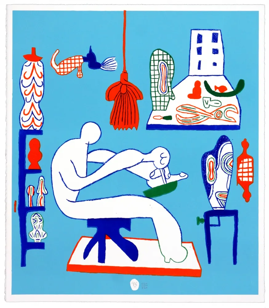 Lithografie Behncke - Kristian Hildebrandt