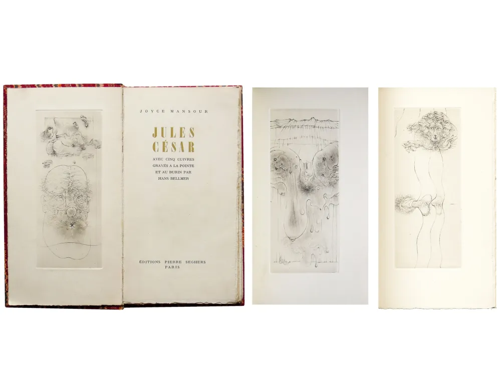 Geïllustreerd Boek Bellmer - Joyce MANSOUR. JULES CÉSAR. Avec 5 gravures de Hans Bellmer (1955)