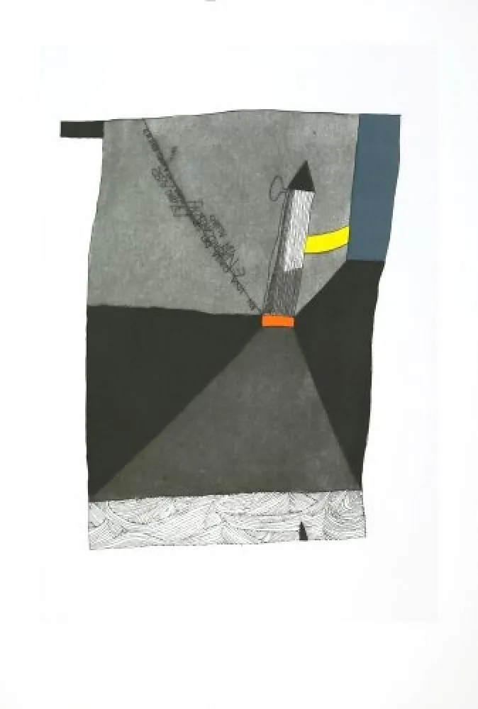 Ets En Aquatint Benmayor - La torre del camino