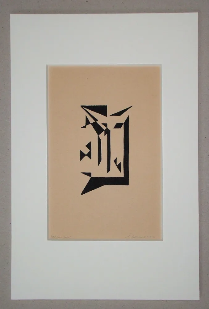 Houtsnede Bertrand - Cloisonnement