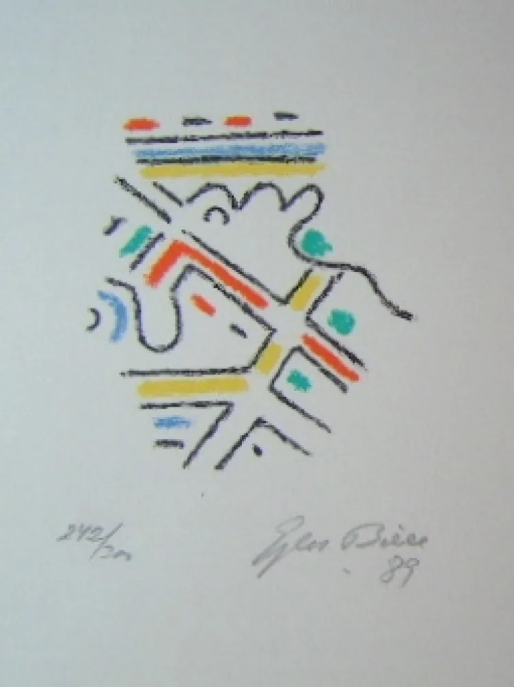 Lithografie Bille - M 91